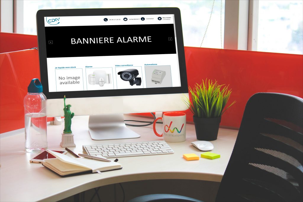 Page d'accueil du site CDIV